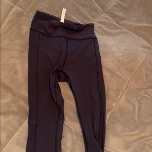 Navy blue lulu leggings